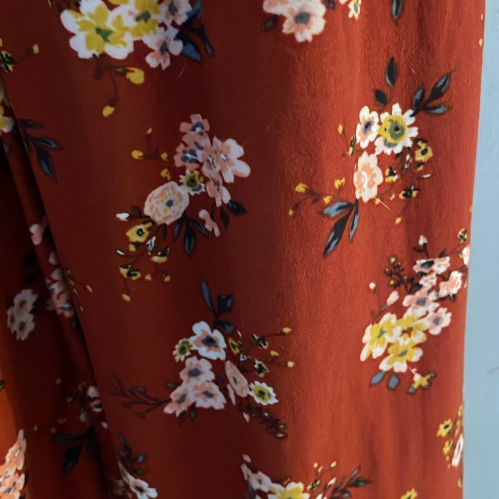 No Boundaries Rust Walk Thru Dress Lg 11-13 NWT - Picture 7 of 8